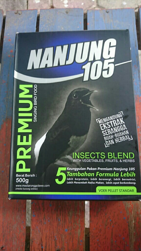 Nanjung 105 Voer Pelet Ebod Jaya Pakan Burung Juara Lomba Untuk