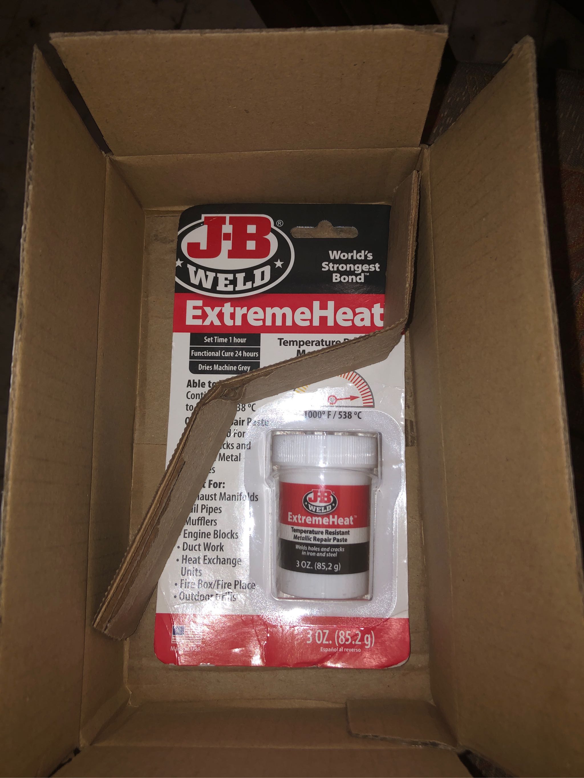 J-B Weld 3 oz Extreme Heat Paste 37901