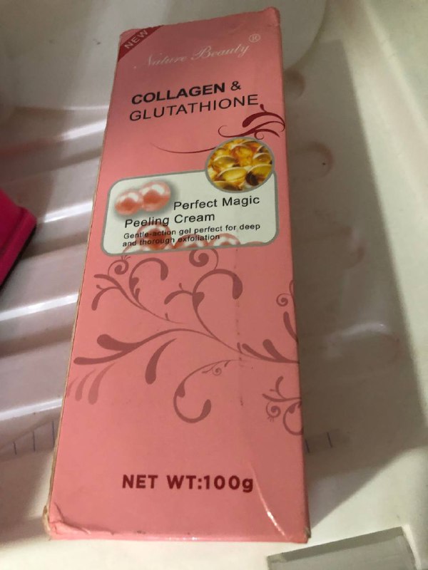 NATURE BEAUTY COLLAGEN & GLUTATHIONE- Nature Beauty Collagen and Glutathione perfect magic peeling cream Gently action gel perfect for deep and thorough exfoliation 100g - Lazada