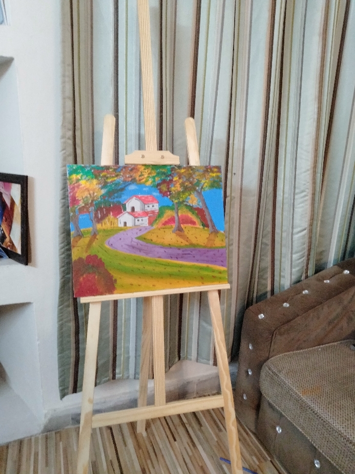 Oil Paint Easel Lienzo Wood Sketch Waterclor Painting Easel for