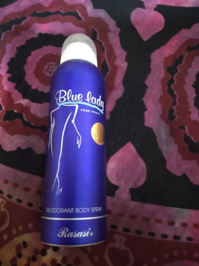 Blue lady body online spray price