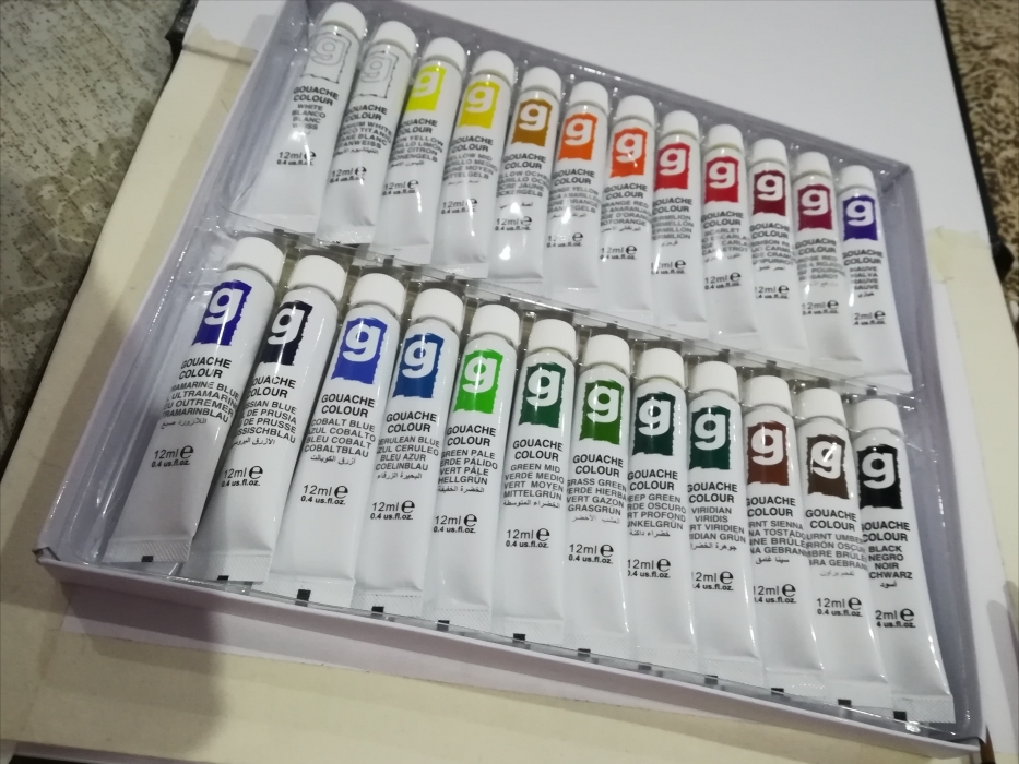  Art Ranger GOUACHE Poster Tempera 24 Color Set [ 12 ml ]