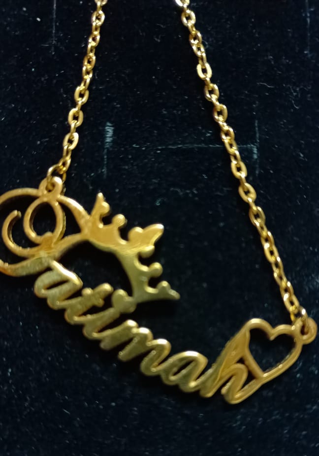 24k Gold Plated Name Locket, Name 