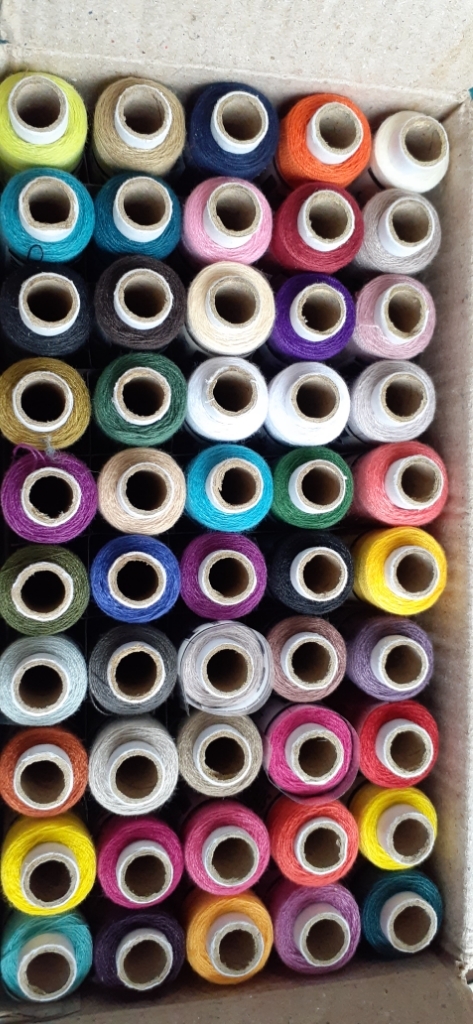  50 Sewing Thread Multi color  2 plai