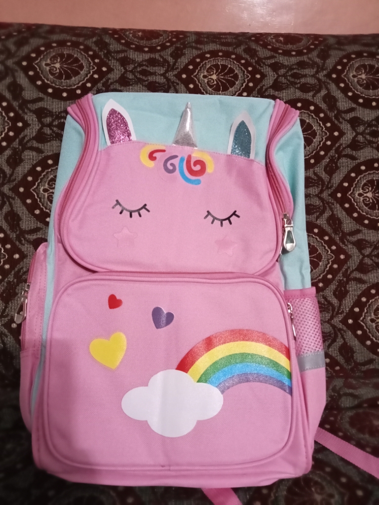 School Bag Girls Bag Unicorn School Bag for UpTo Class 1 to 6