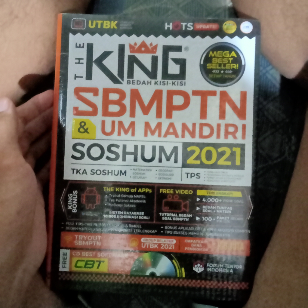 Buku Sbmptn Soshum 2022 The King Bedah Kisi Kisi Sbmptn Dan Um Mandiri Soshum 2022 Cd Lazada Indonesia