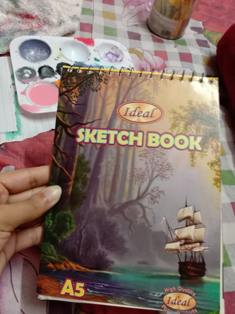 Sketch Book - A5 Size - 250g Paper - For Acrylic & Watercolor