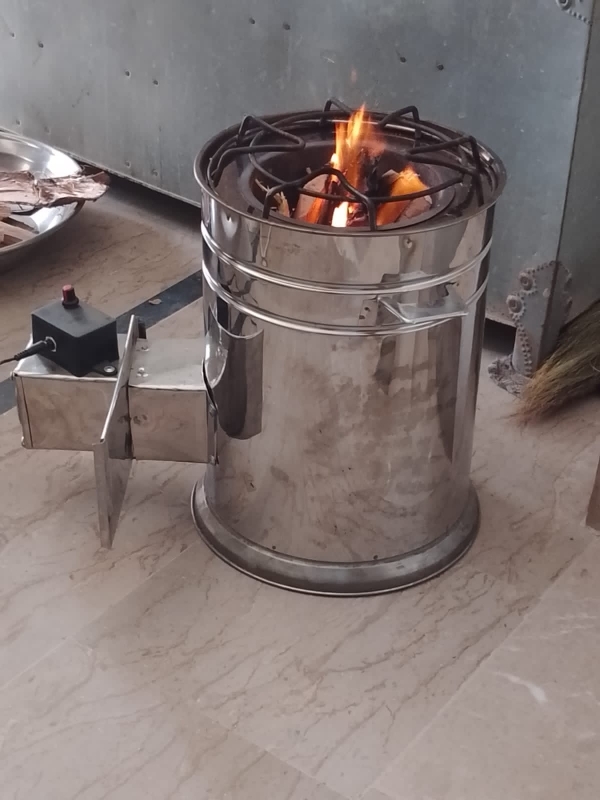 BioMass Stove ,Bio Pellet Stove, hand made stillness steel quality Wood  Stove, Electric Wood Stove, Camping Stove, Blower Stove Smokeless, Wood  saving stove