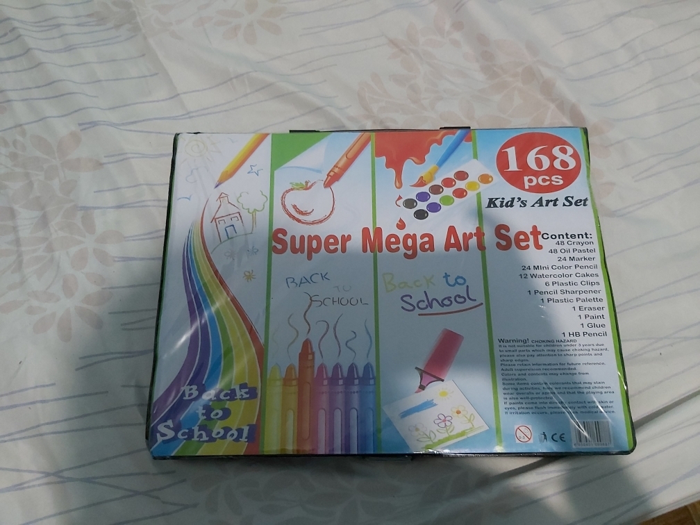 Shop GENERIC Tinweety Super Mega Art Set for Kids - 168 Pcs
