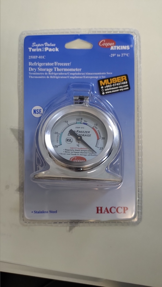 Cooper-Atkins® 25HP-01-1 HACCP Refrigerator / Freezer Thermometer