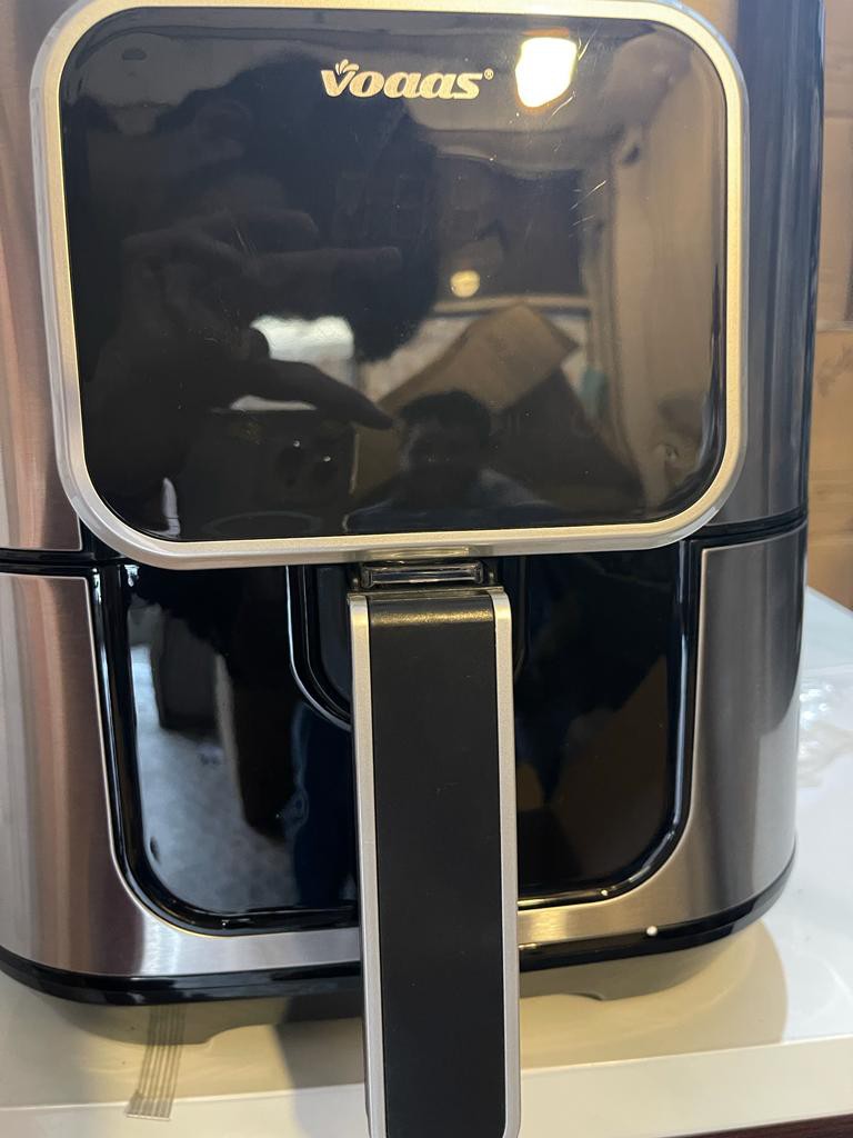 ECOWELL 6 Quart Stainless Steel Air Fryer W/ Digital Touch Screen