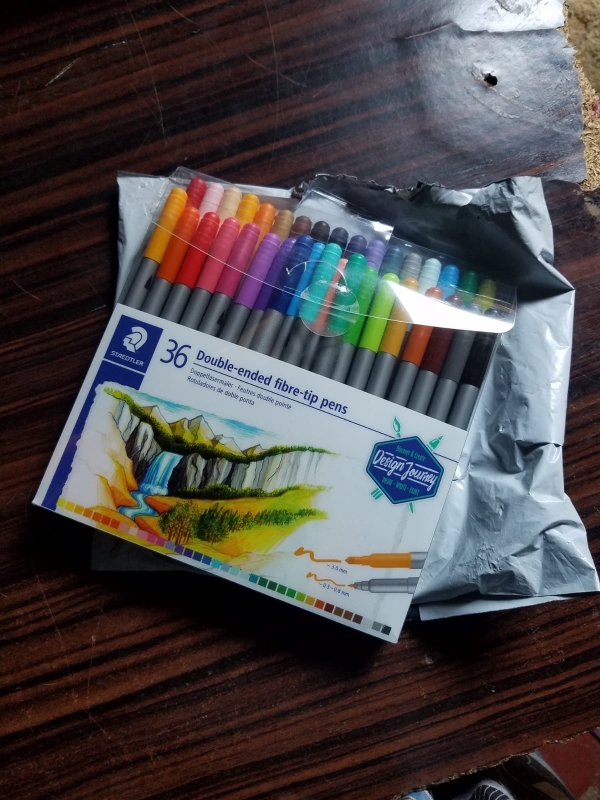 Staedtler 3200 Double Ended Fibre Tip Pen Sets