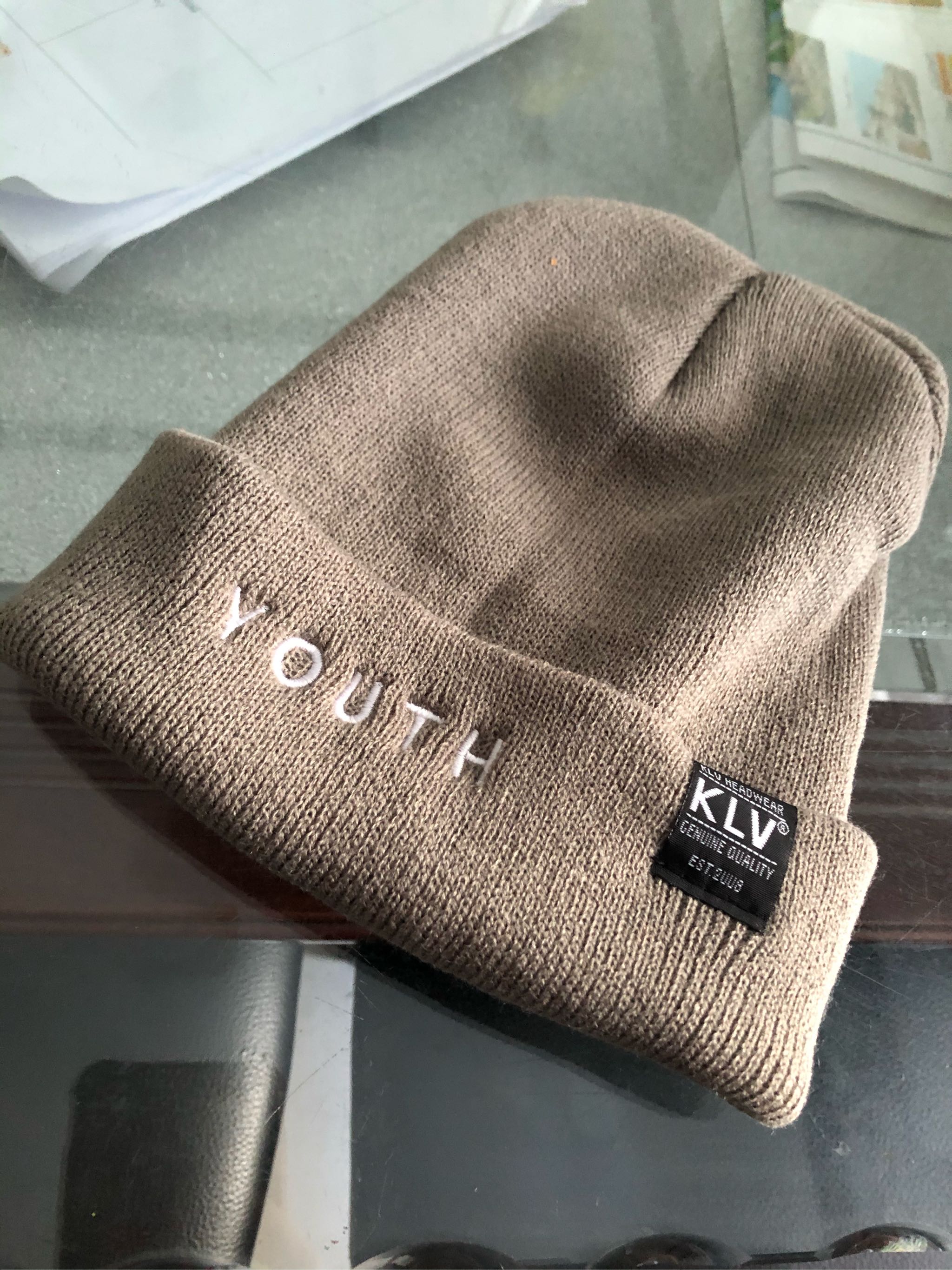  Letter Embroidered Men Women Baggy Wool Knit Ski Beanie Hat