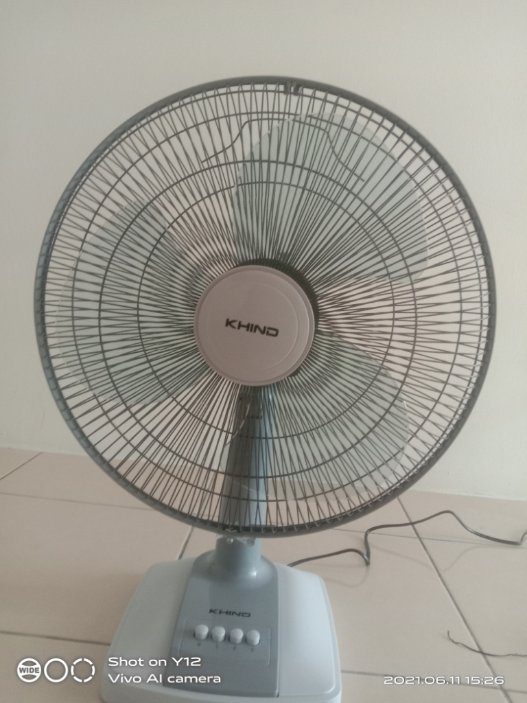 Khind Table Fan 16 Kipas Meja Tf166 Lazada