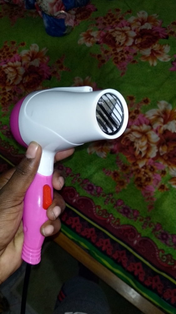 New NV-658 Folding Hair Dryer - Pink and White - Hair Dryer - Hair Dryer: Buy Online at Best Prices in Bangladesh New NV-658 Folding Hair Dryer - Pink and White - Hair Dryer - Hair Dryer: Buy Online at Best Prices in Bangladesh
