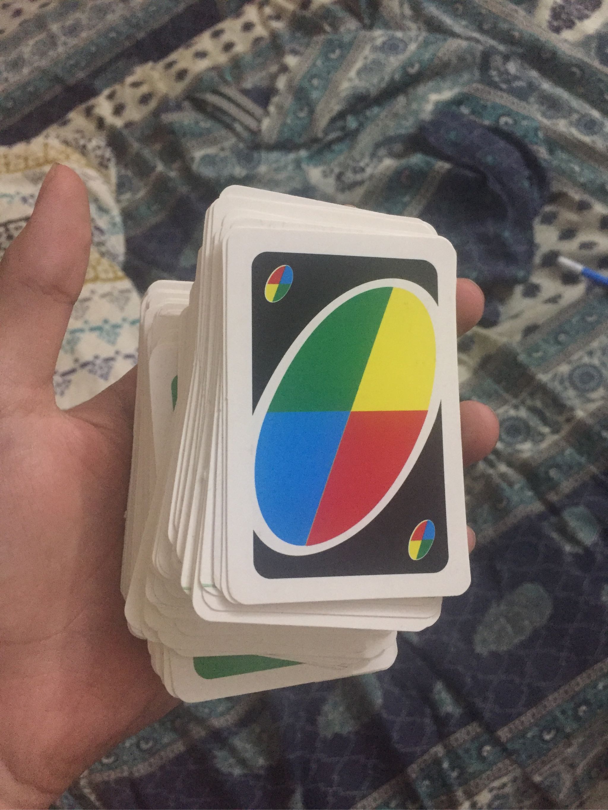 Uno Fun Game Cards Multicolor