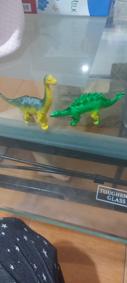 6pcs Large Assorted Dinosaurs Toy Plastic Figures Simulation Model Dinosaur `9UK 
