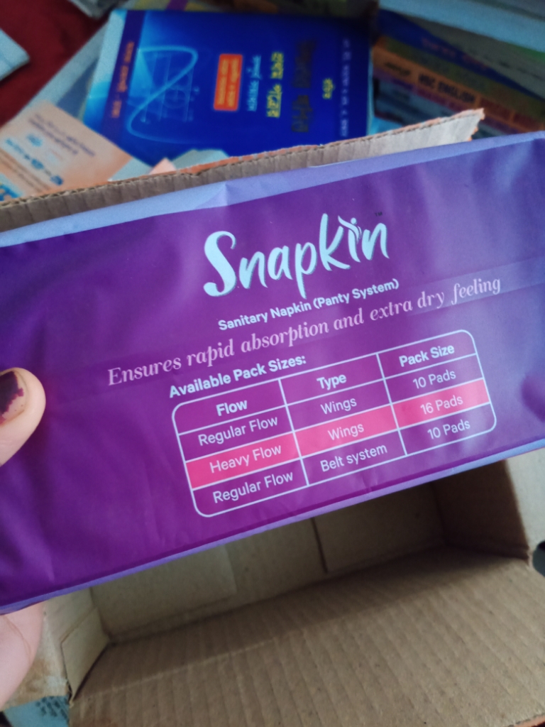 Snapkin Sanitary Napkin Heavy Flow 16 pads – Shajgoj