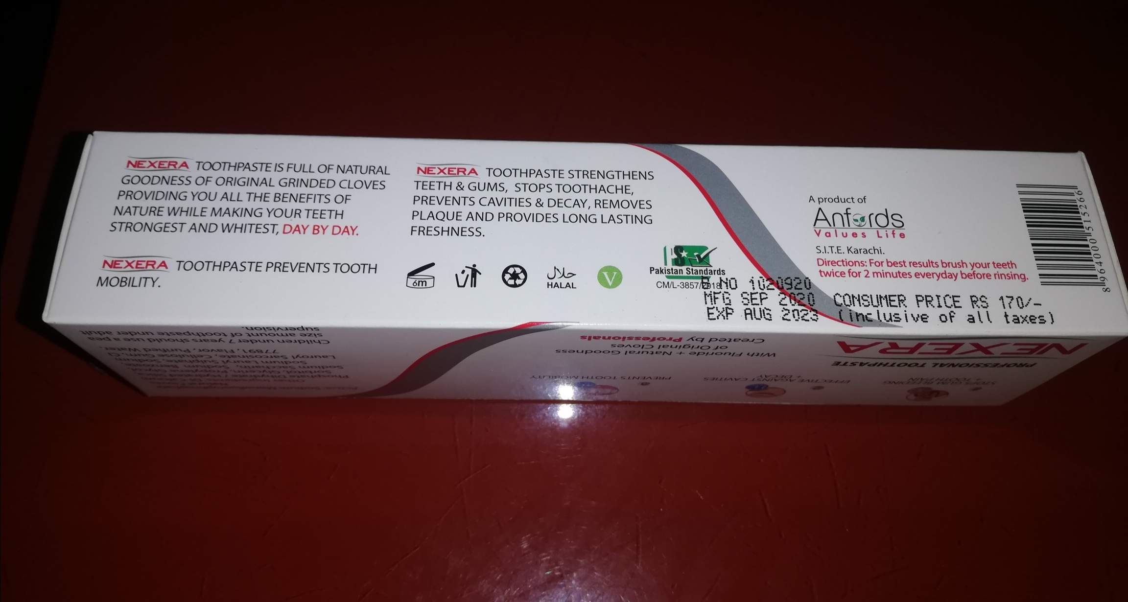 nexera toothpaste company