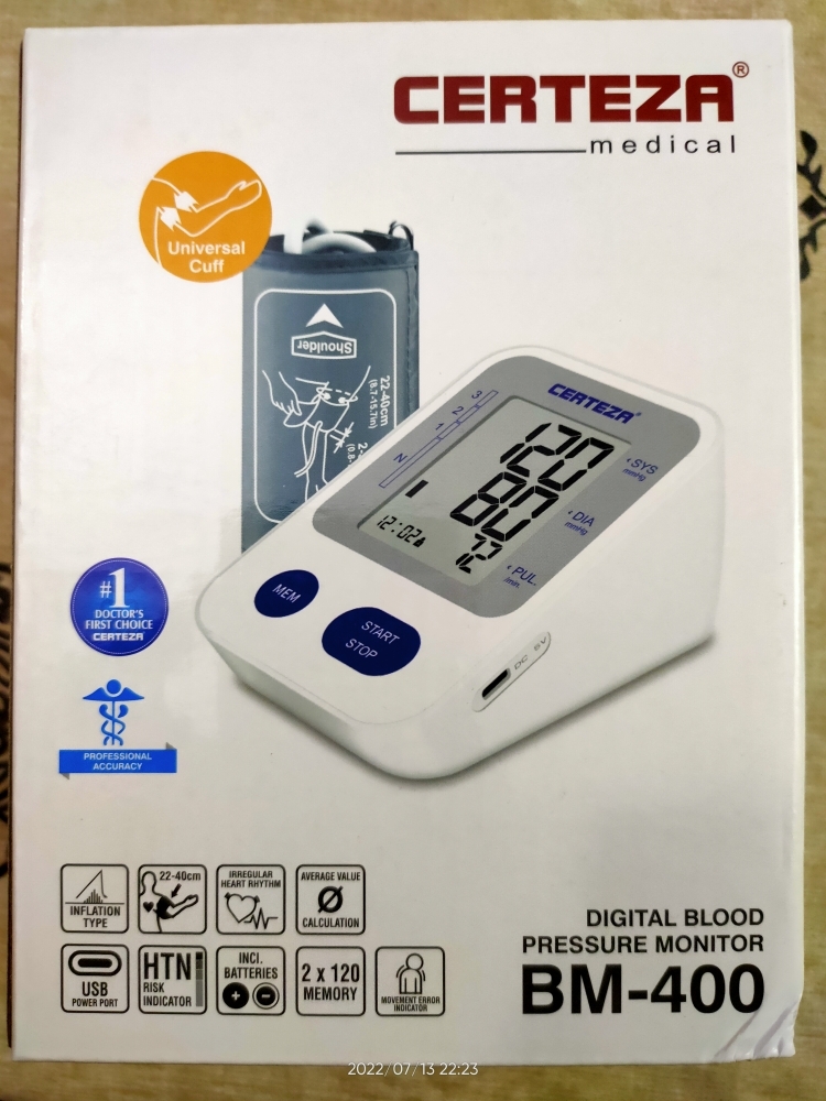 Certeza BM 400 Digital Blood Pressure Monitor price in Pakistan at