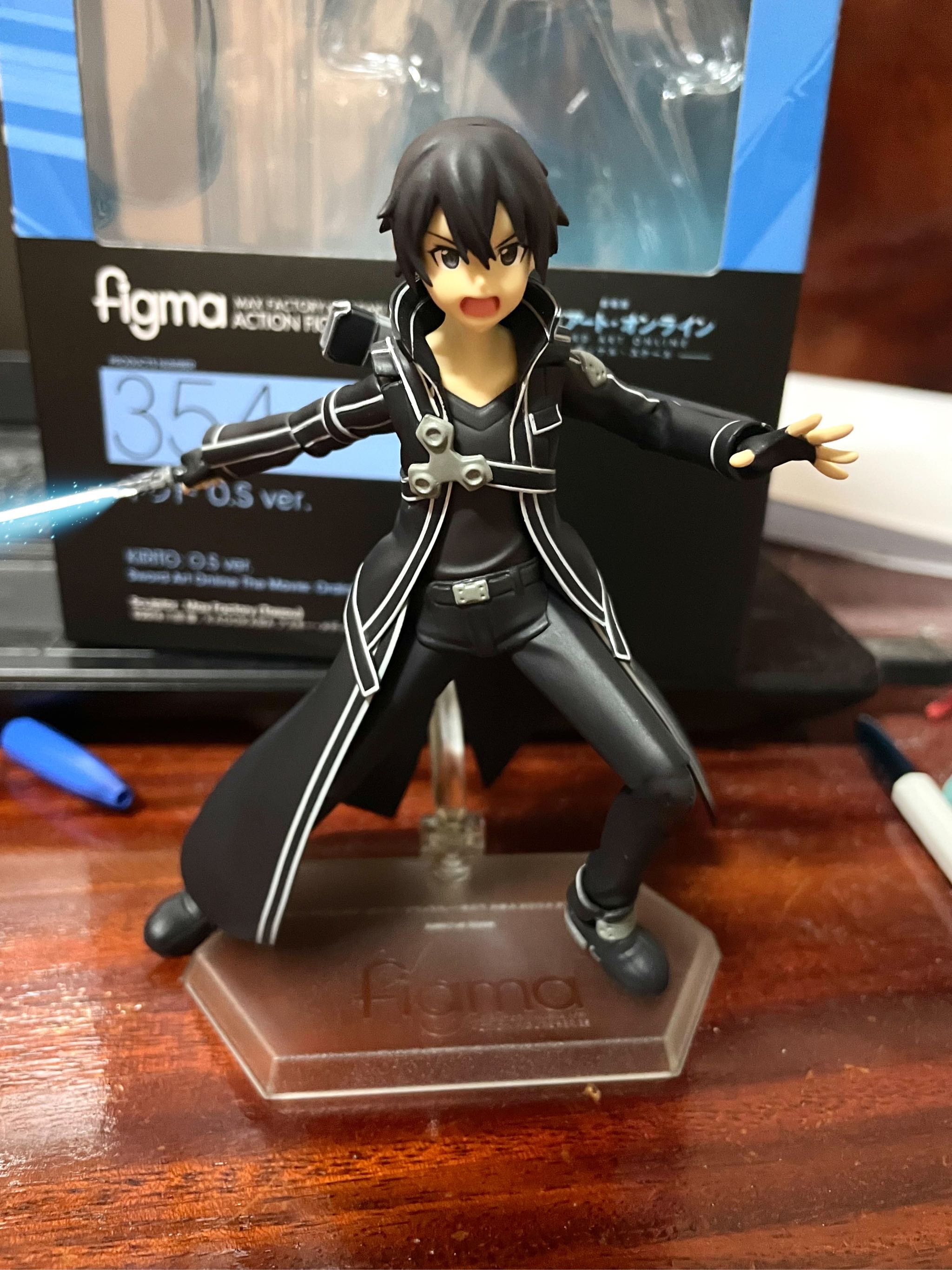 figma ソードアート・オンライン キリト O.S ver.（No.354） Figma 354 Kirito O.S. Ver. Figure (Sword Art Online The Movie)
