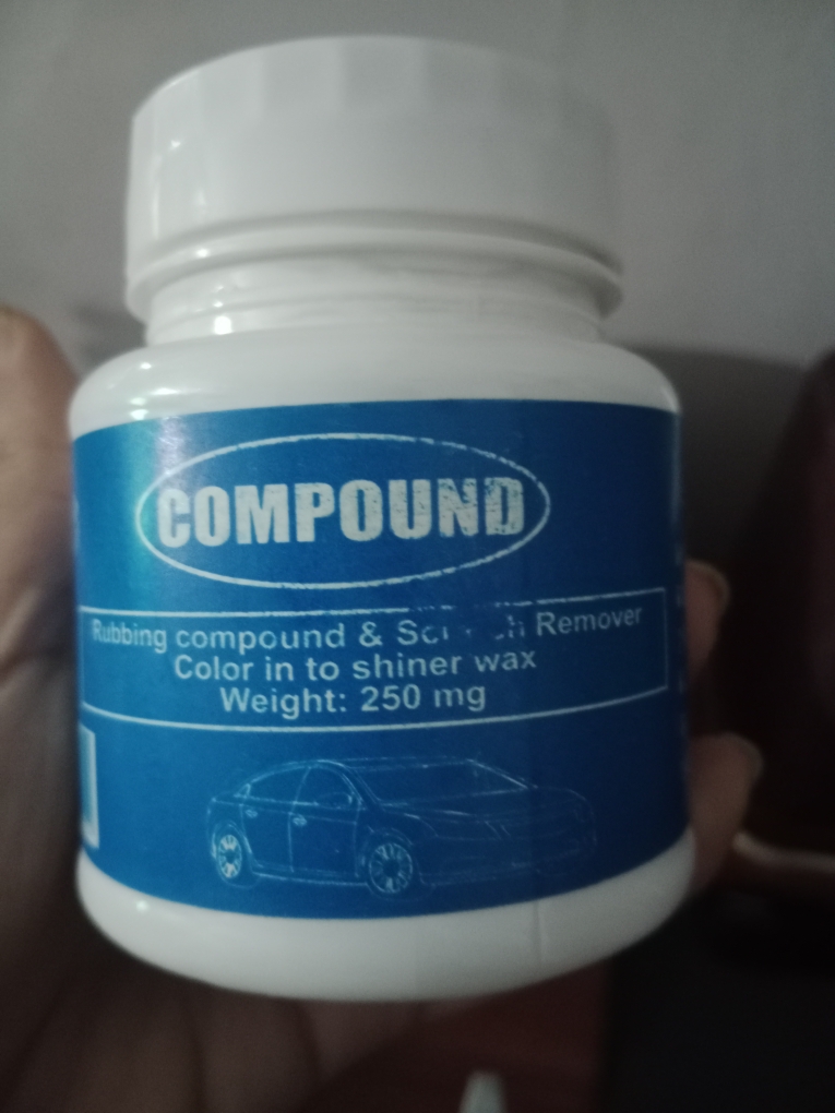 Car Crystal Rubbing Compound Polish / Scratch Remover / Wax Cream Paste For  Paint Surface