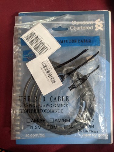10FT USB Printer Cable For HP Deskjet - USB A To B Data Transfer Cable Replacement Cord
