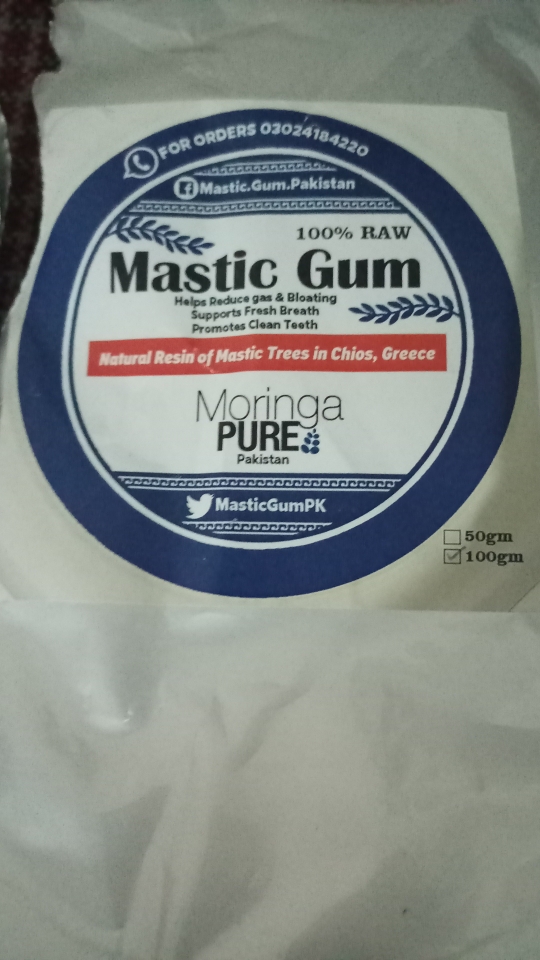 Mastic Gum Pakistan (Mastagi Roomi-Chios Mastic) Resin 100gm