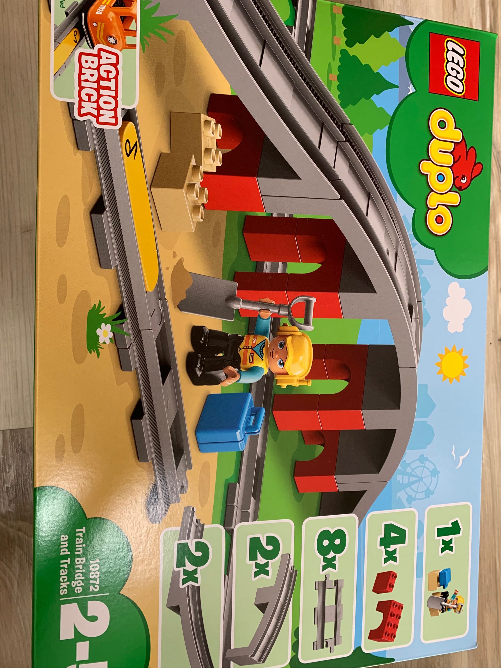 lego duplo train bridge and tracks 10872 building blocks