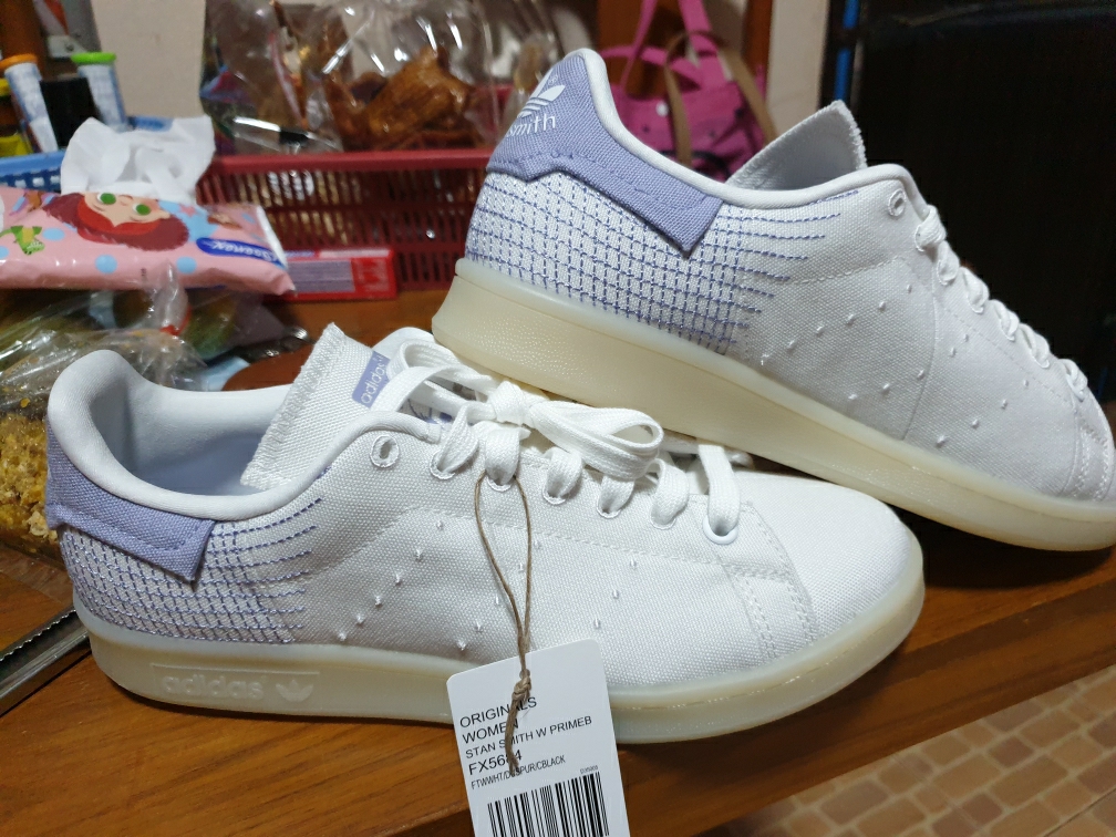 adidas ORIGINALS Stan Smith Primeblue Shoes Women White FX5684 |  Lazada.co.th