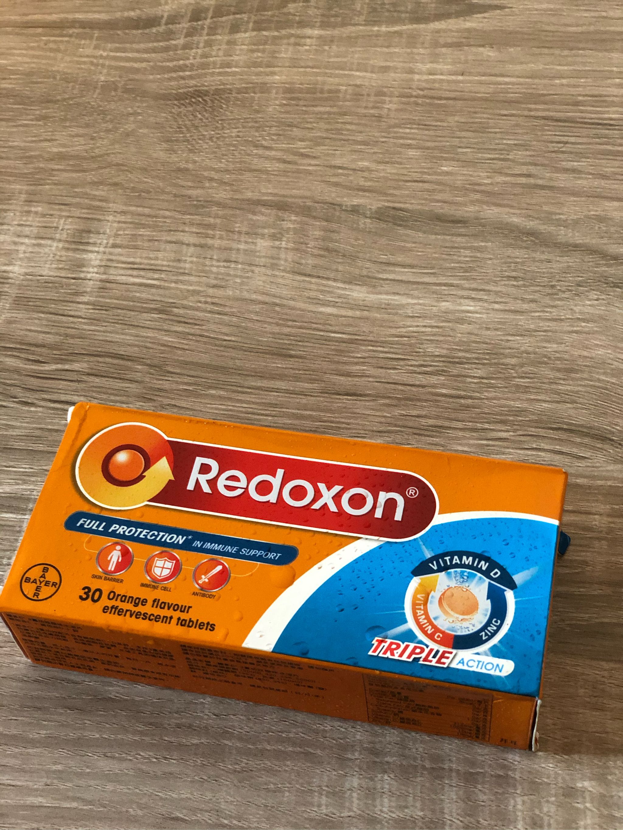 Redoxon Triple Action Vitamin D Vitamin C And Zinc 30tablets Lazada Ph