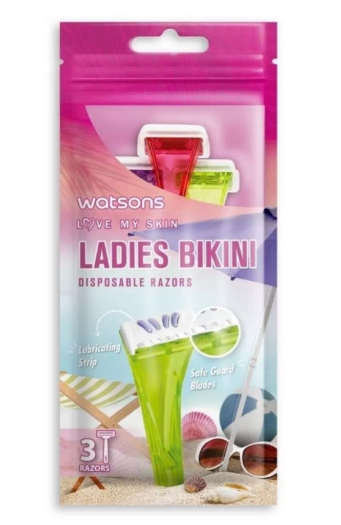 watson's ladies bikini disposable razor