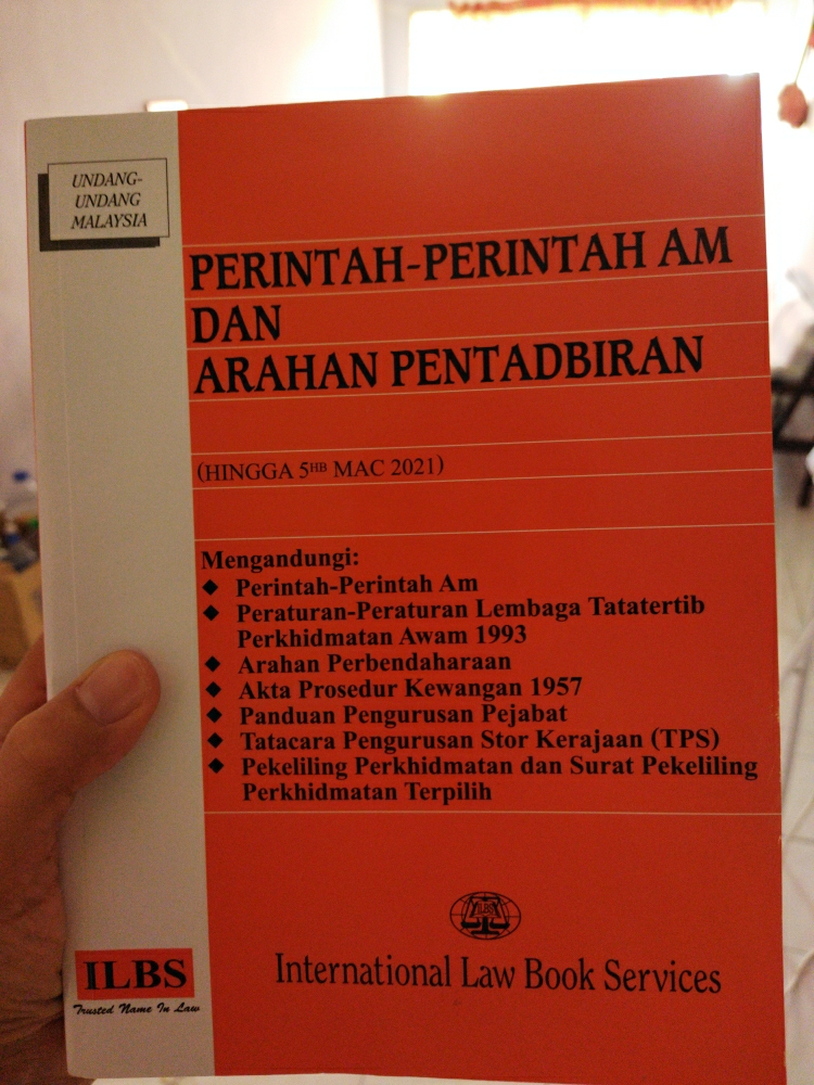 Perintah-Perintah Am Dan Arahan Pentadbiran  Lazada