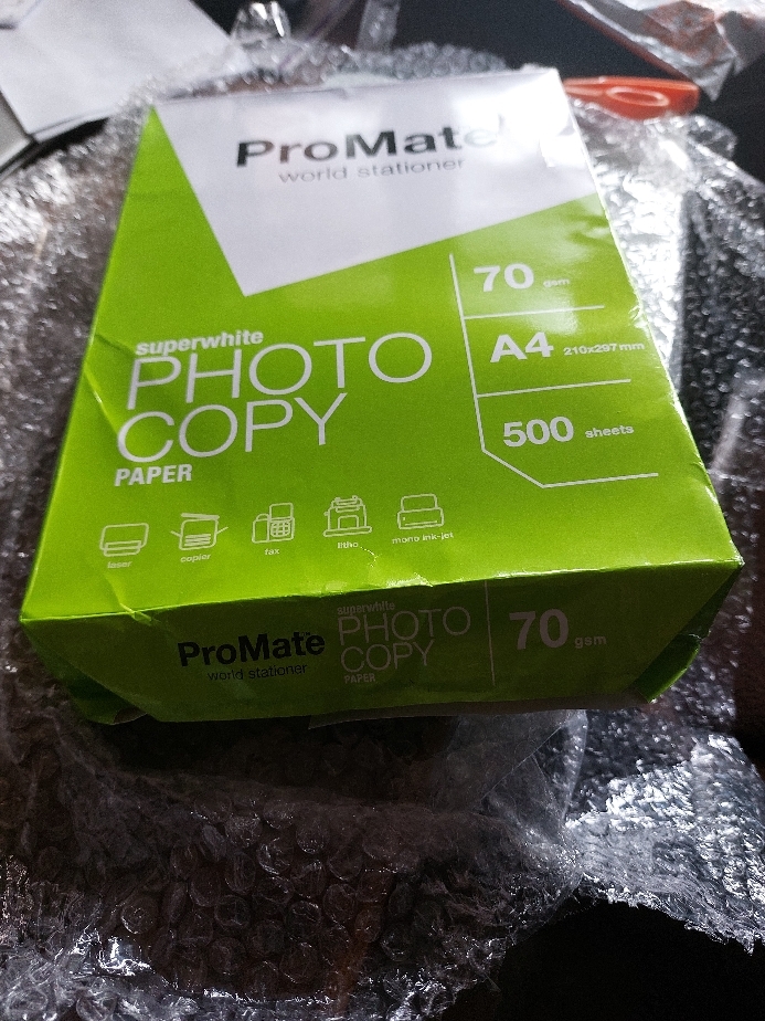 Promate Photocopy Paper A4 80gsm Box 2500 Sheets 500 X 2895