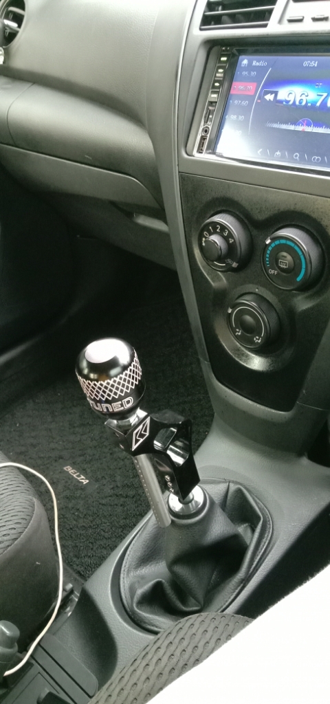 K TUNED gear knob Universal For All Manual Car Myvi bezza alza blm flx wira waja 6061 Billet Aluminum Gear Knob Anodized Finish Gear Knob Unique Grid Pattern Improved Grip Lazada Lazada