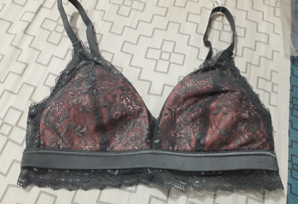 Beautiful Comfort Sexy Deep V Triangle Cup Bralette Lingerie Lace Bra for  Women Girls