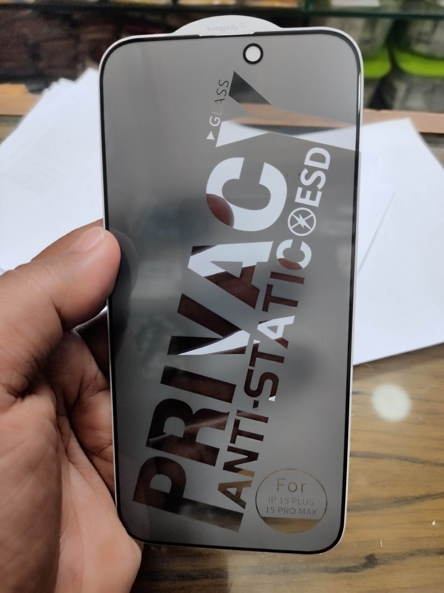 9H Privacy Glass Screen Protector For iPhone 15​ Pro​ MAX iPhone