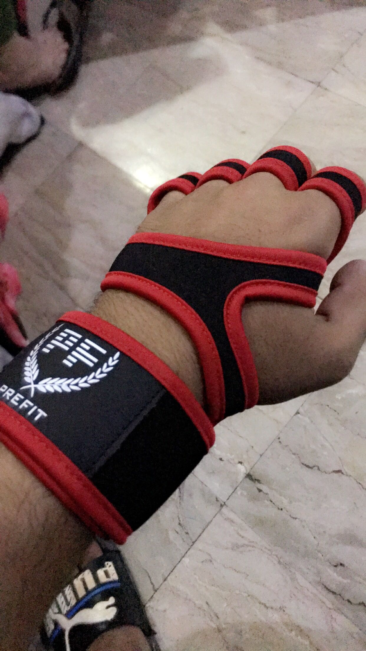  Weightlifting Gym Gloves Fitness Wrist Wraps Exercise