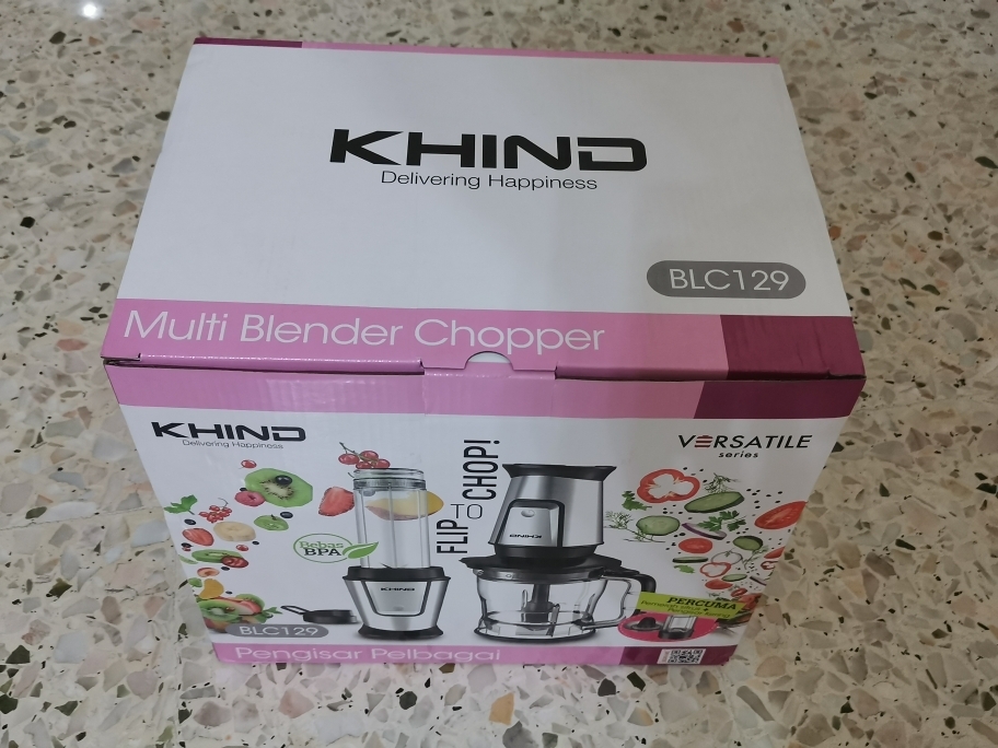 How to chop, blend and grind  Khind Multi Blender Chopper BLC129 