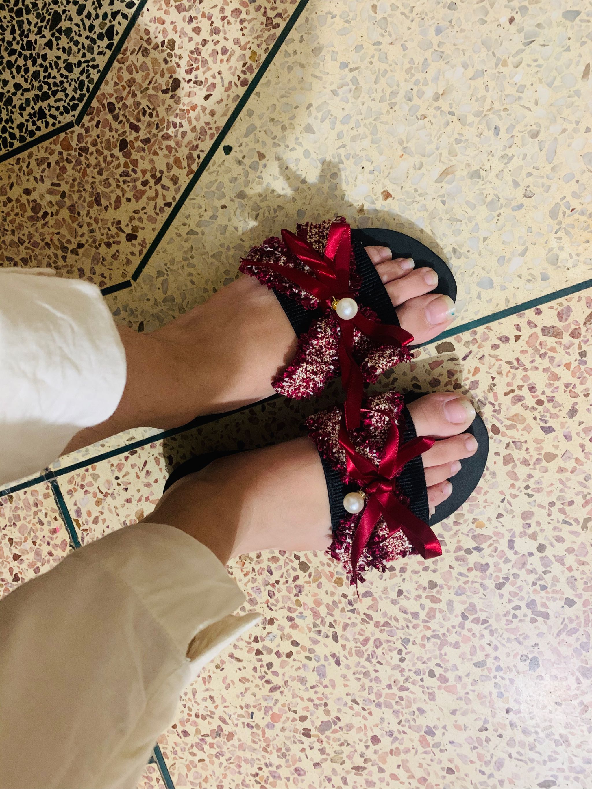  Word Drag Casual Sandals Non-Slip Summer Shoes
