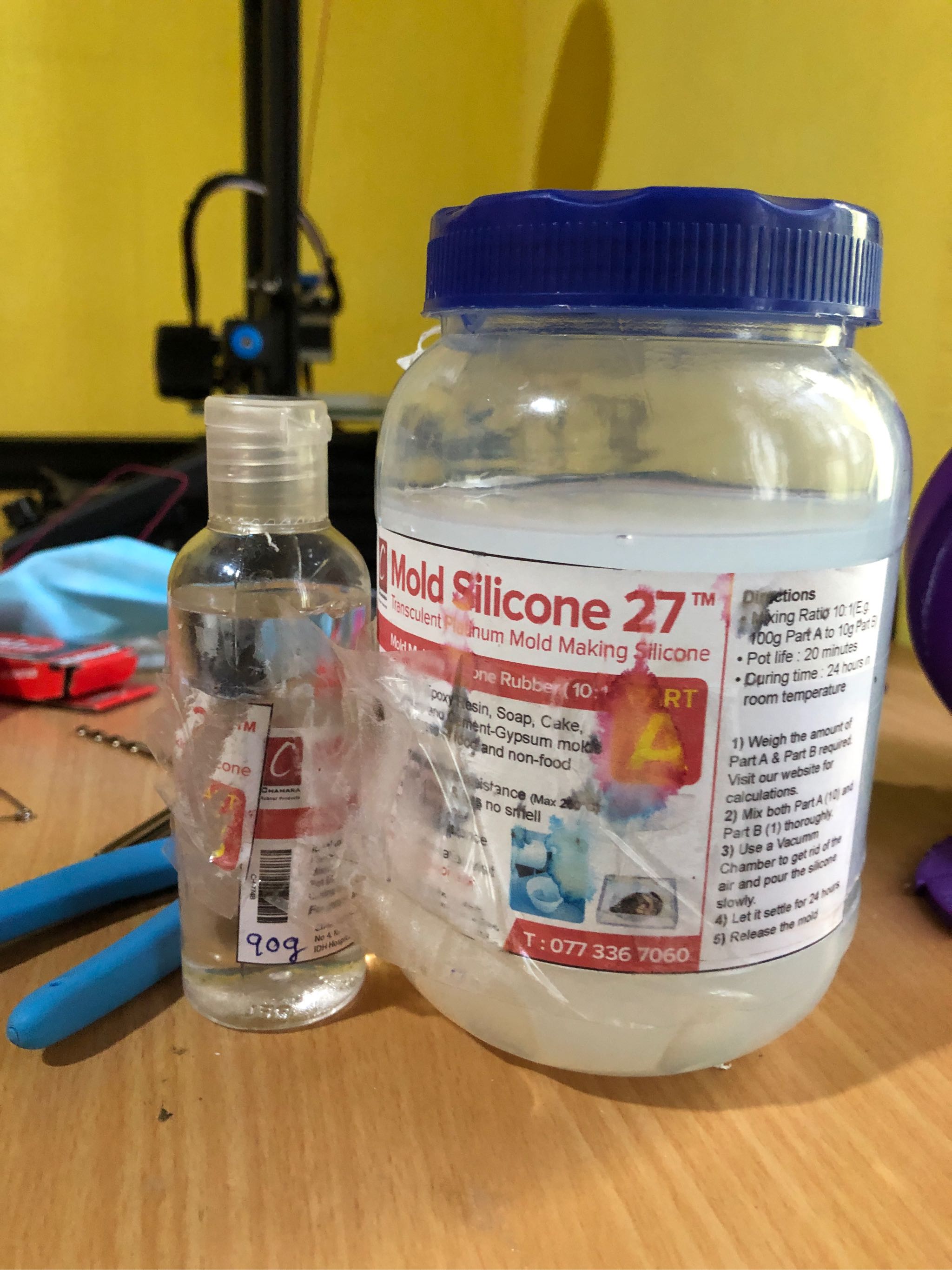 2 Part Soft Silicone Gel  Liquid Silicone Rubber for Molds