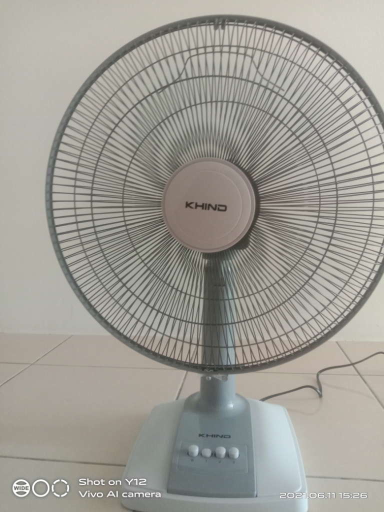 Khind Table Fan 16 Kipas Meja Tf166 Lazada