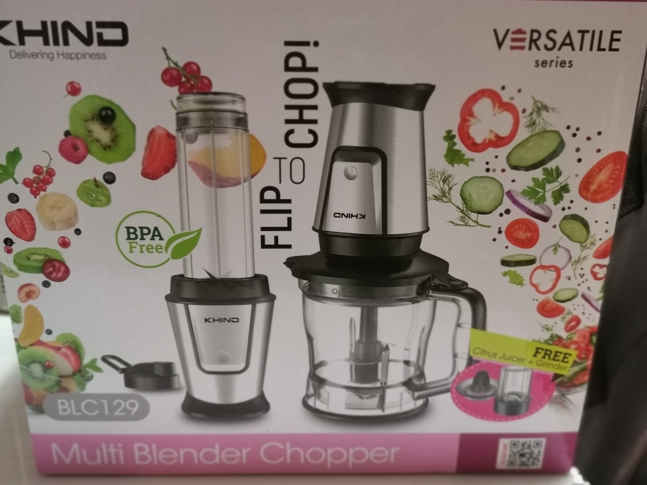 How to chop, blend and grind  Khind Multi Blender Chopper BLC129 