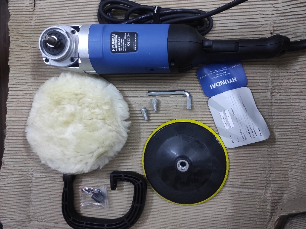 1,300W 180mm POLISHER W/KIT BOX