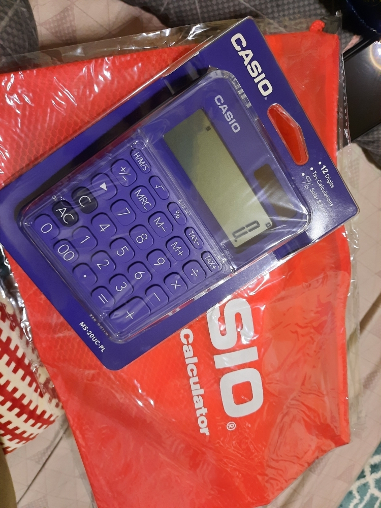 Casio Colorful Calculator Ms uc Pl Purple Lazada