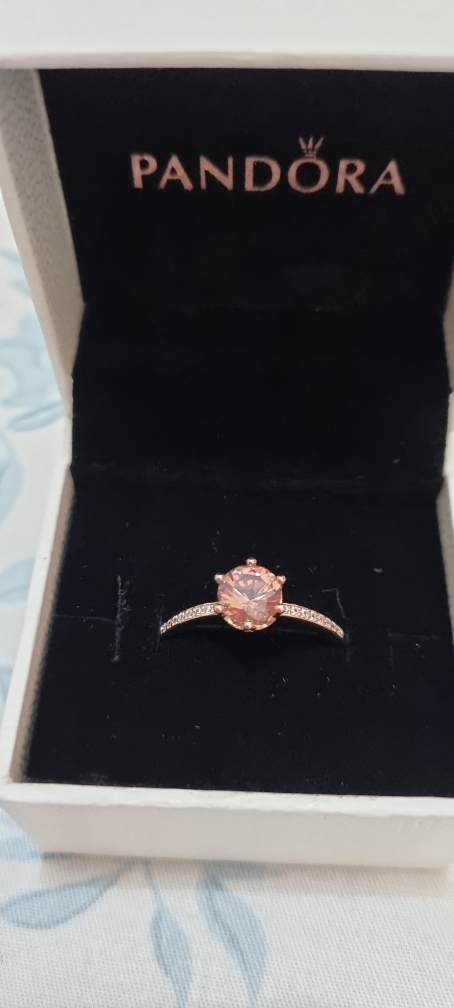 Jewelry Rings Pink Sparkling Crown Solitaire Ring Pandora Crown