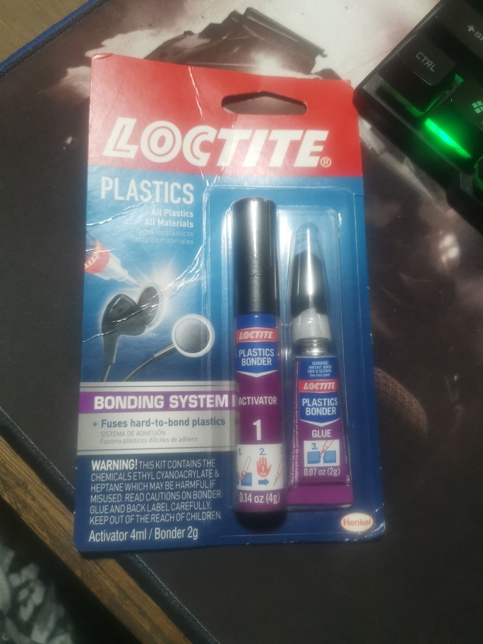Loctite Super Glue 3 Plásticos Difíciles 4ml+2g