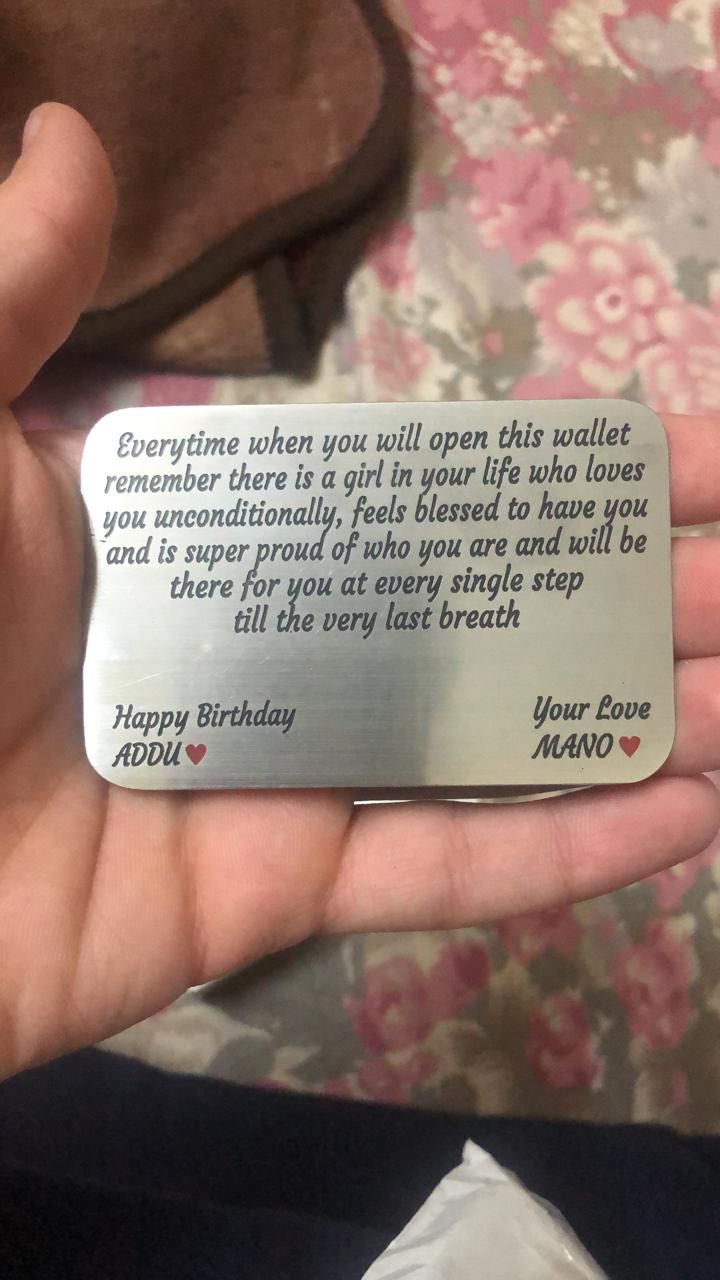  Wallet Metal Card
