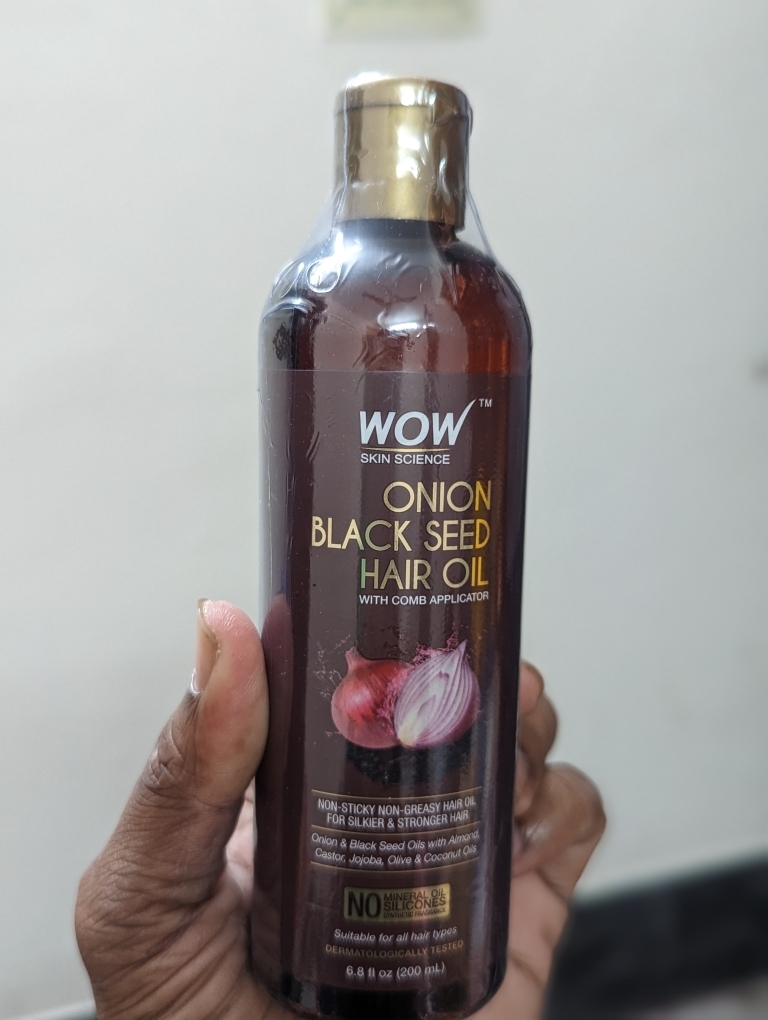 Wow Skin Science Onion Black Seed Hair Oil 200ml With Comb: Buy Online at  Best Prices in Bangladesh 