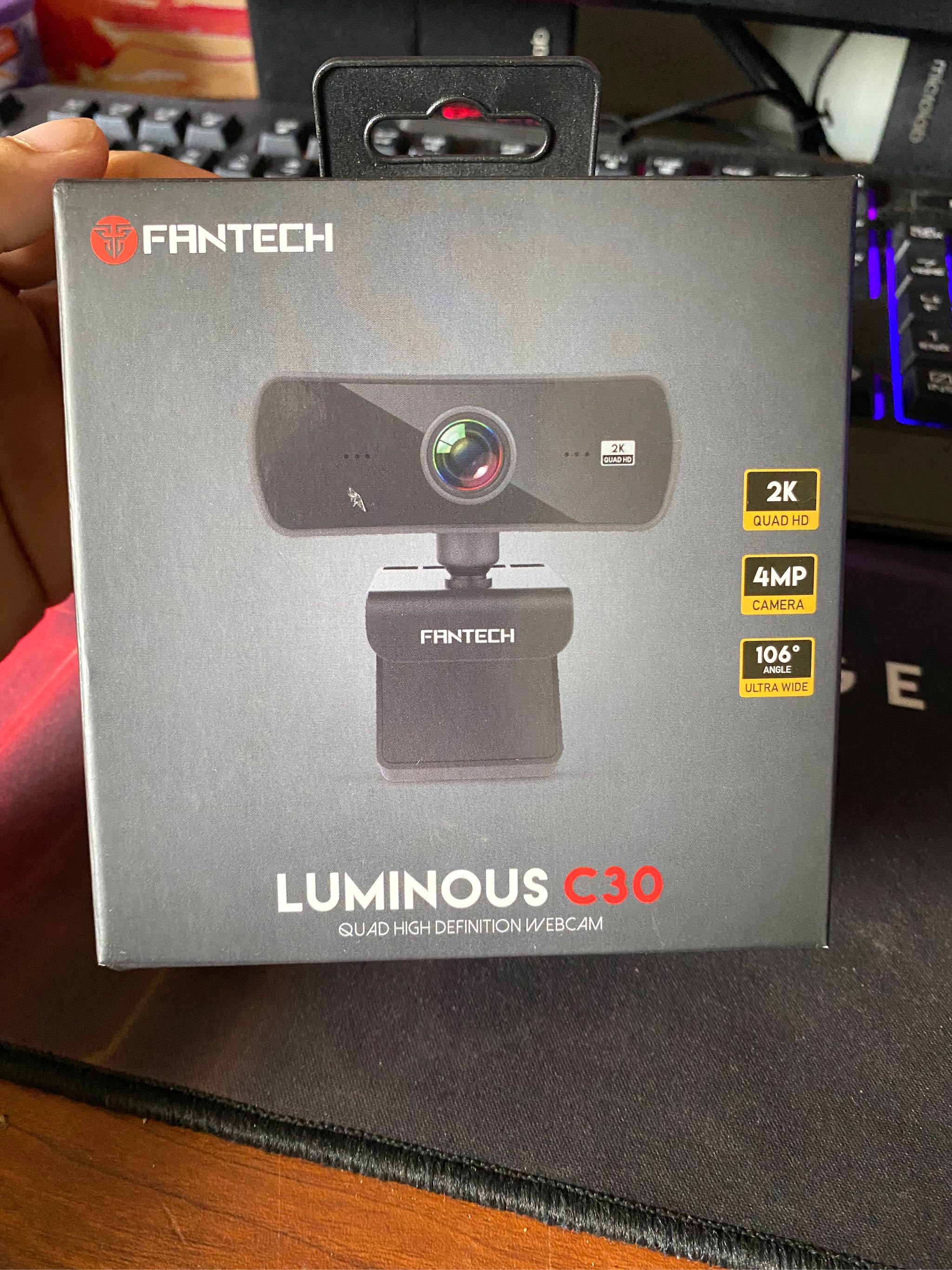 fantech luminous c30 quad high definition webcam